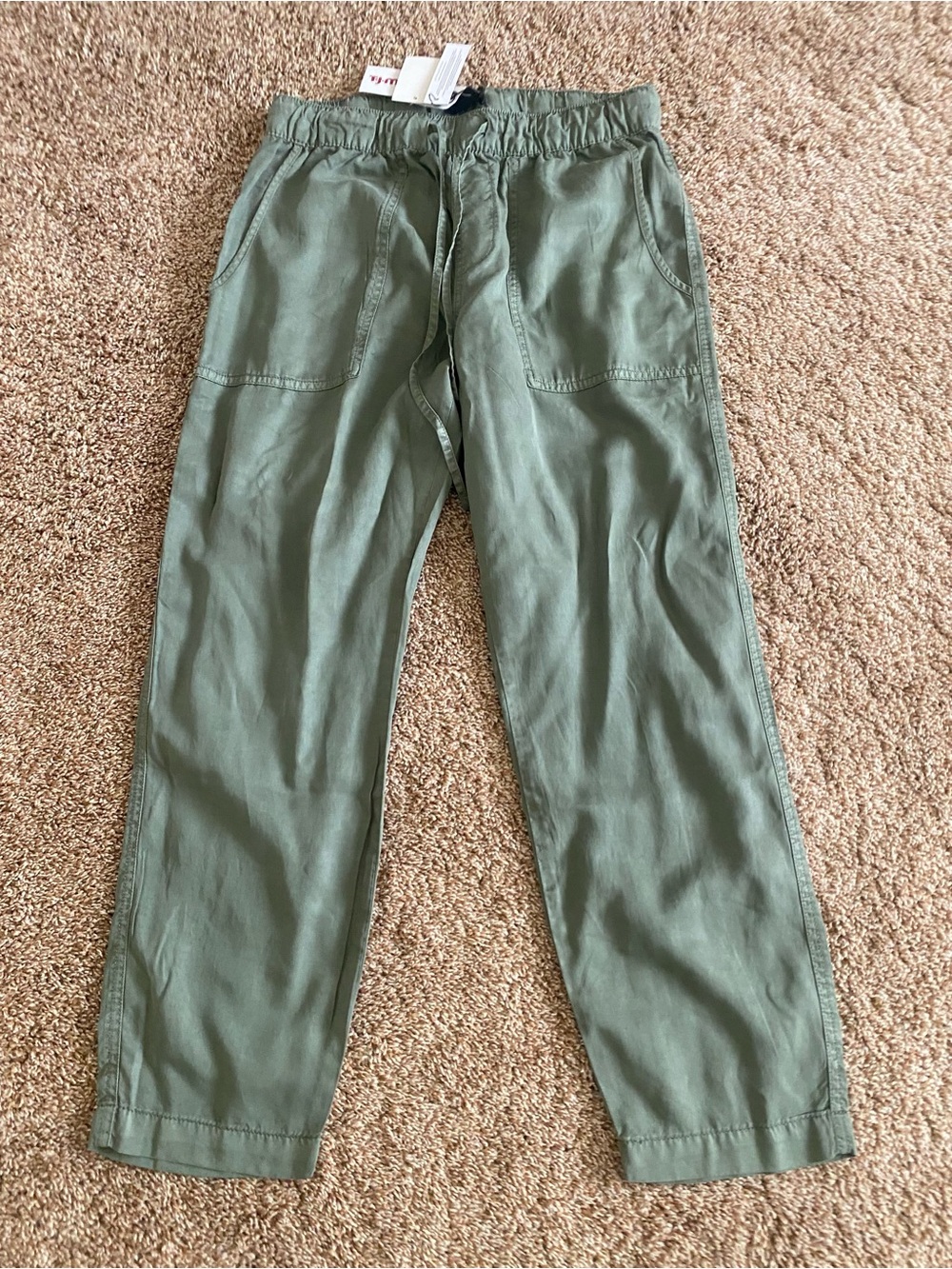 Sanctuary Women's Cargo Drawstring Pants in Olive